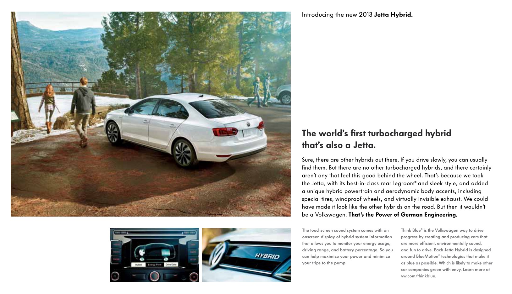 2013 VW Jetta Hybrid Brochure Page 2
